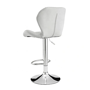 Fancy dining room modern stool leather metal bar chair