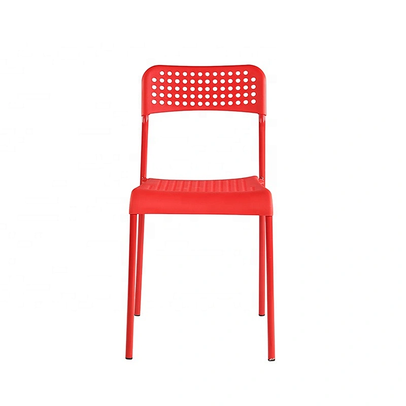 Stackable restaurant hotel canteen modern Outdoor adult Eco-friendly Plastic Dining Chairs