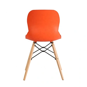 Factory directly sale dining room pp back chair with wood leds