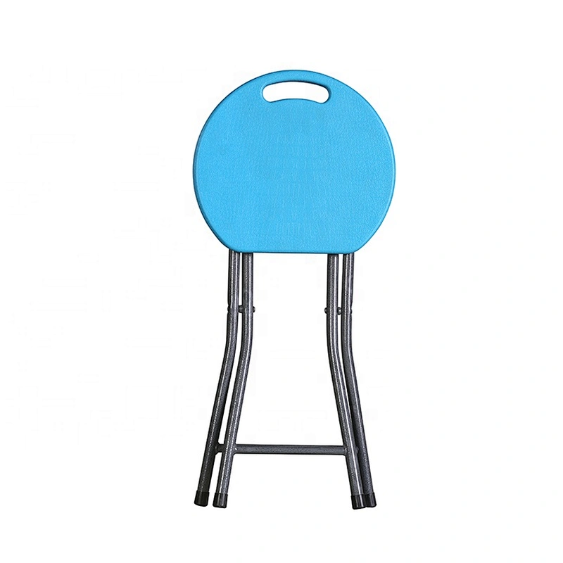 Cheap outdoor restaurant metal legs folding white plastic chair