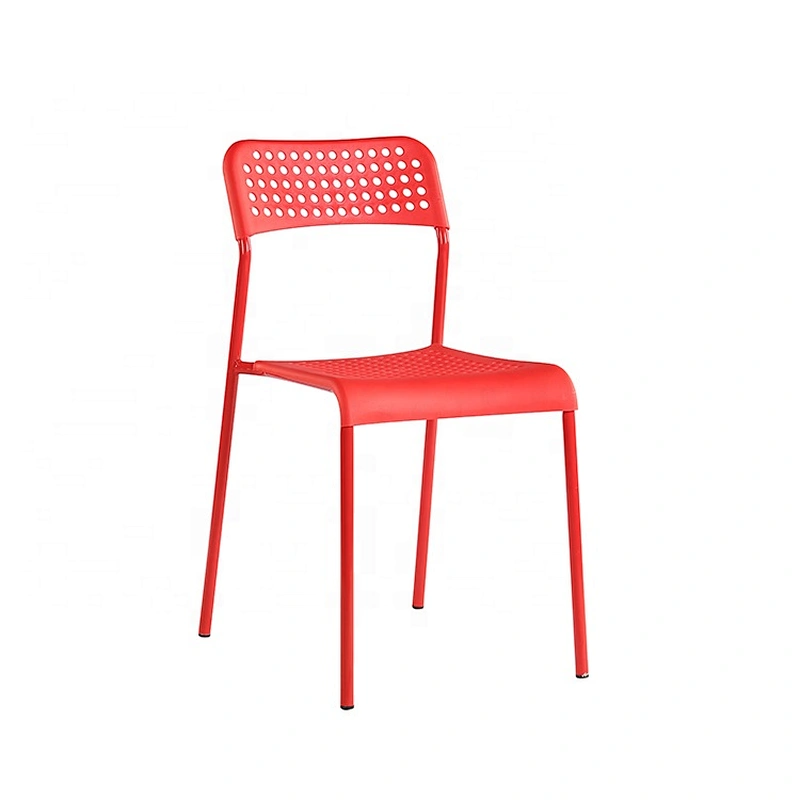 Stackable restaurant hotel canteen modern Outdoor adult Eco-friendly Plastic Dining Chairs