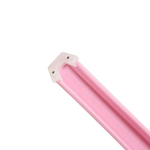 Full pp material restaurant lovely color pink plastic chair