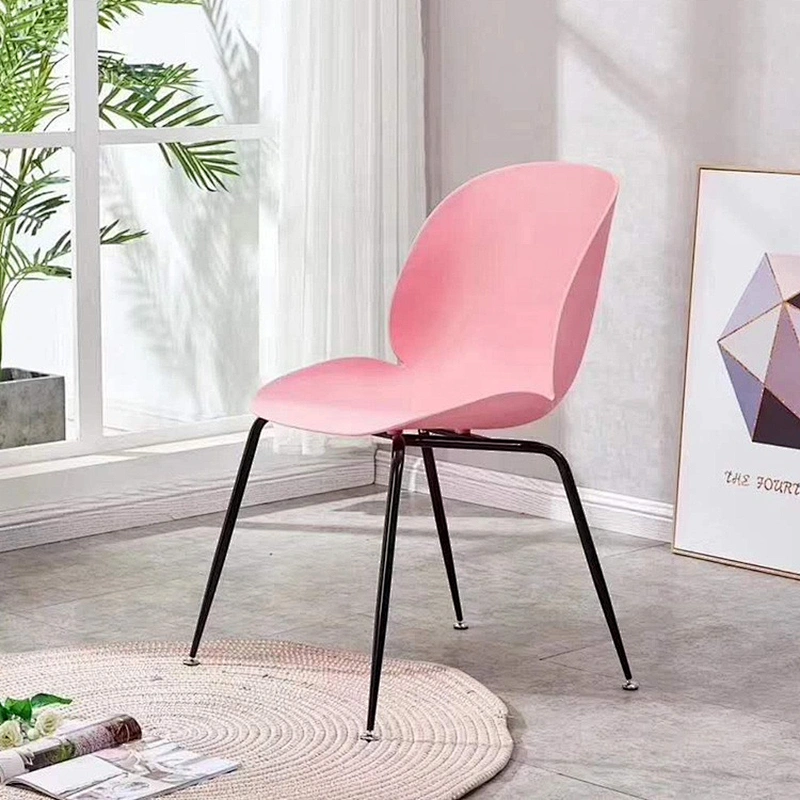 Comfortable modern grado  pp office chair with metal legs