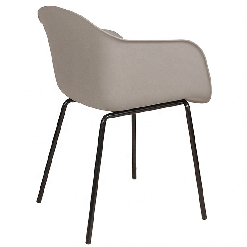 Modern design plastic chair with armrest plastic dinning chair