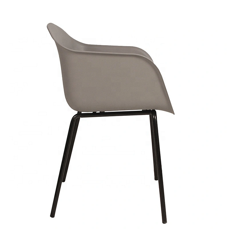 Modern design plastic chair with armrest plastic dinning chair