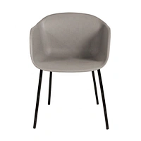 Modern design plastic chair with armrest plastic dinning chair