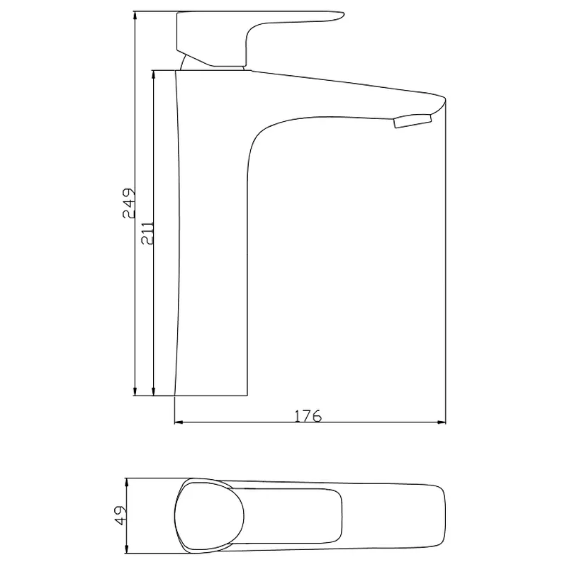 Online Wholesale Brass Single Lever Basin Mixer