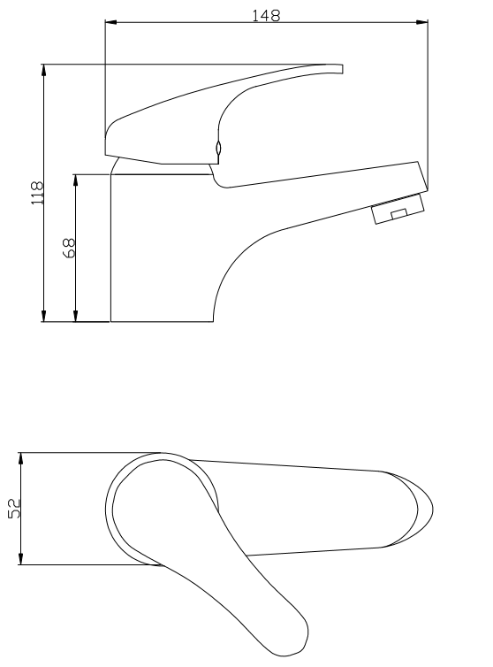 ceramic basin tap