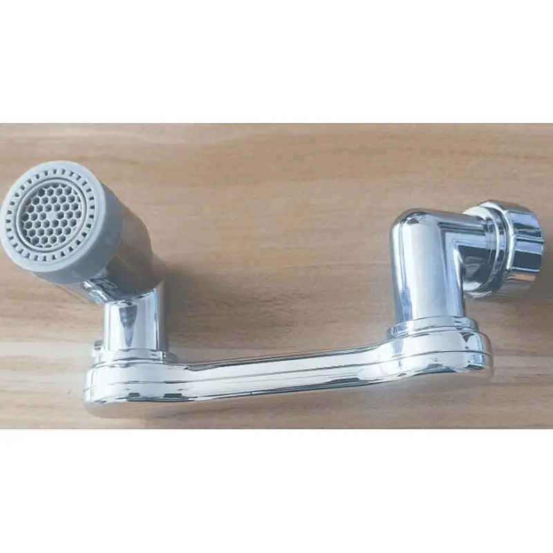全塑料机械臂万向起泡器，双功能出水，中性彩盒，