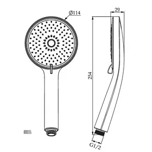 Plastic shower head