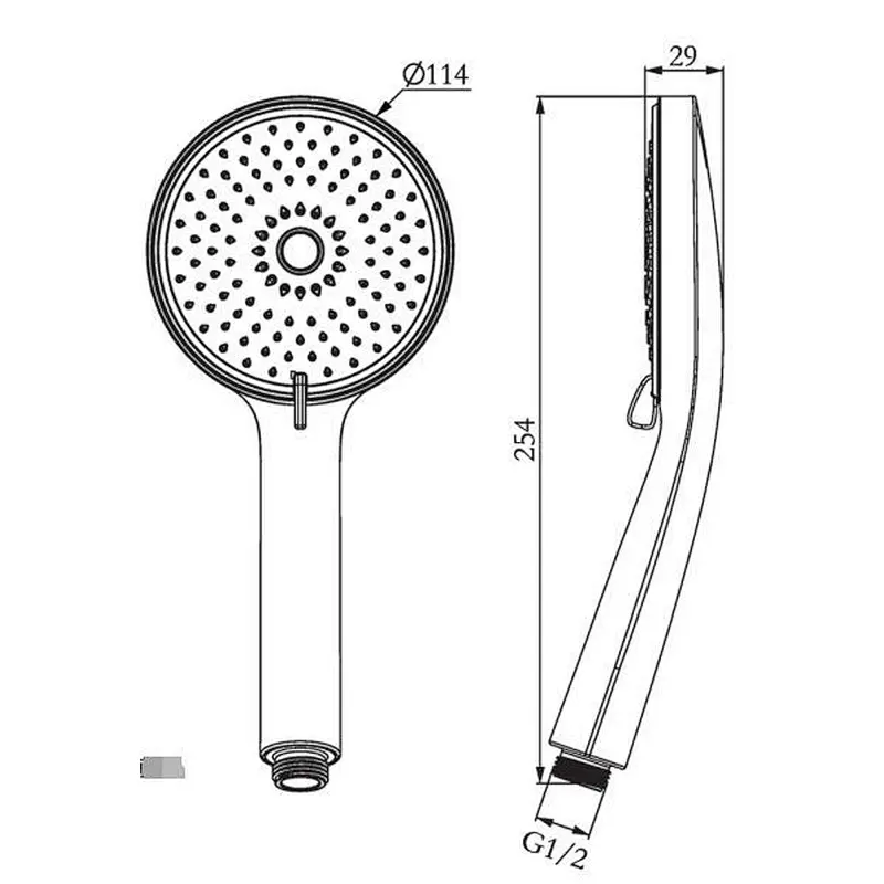 Plastic shower head