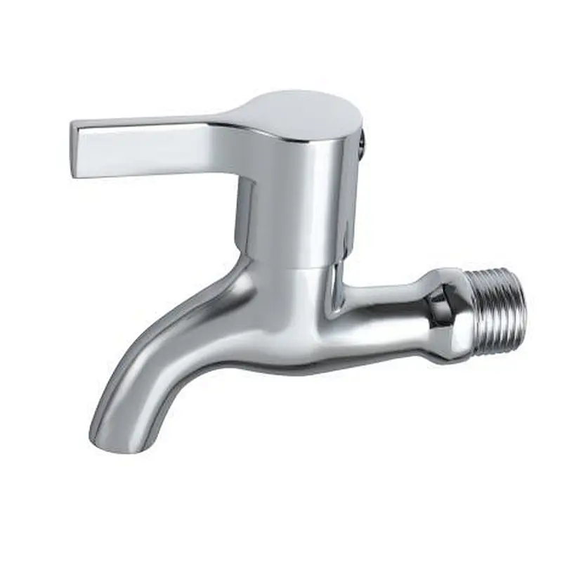 Brass chrome tap with s/s nut‚ brass full turn head valve‚ 445#zinc handle