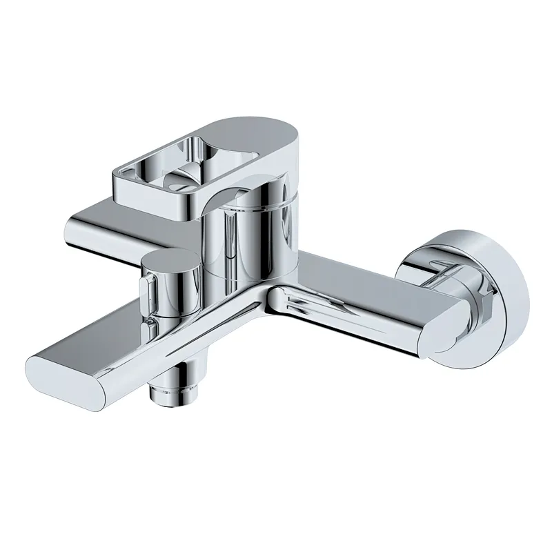 Copper bathtub faucet, no hose nozzle, Wanhai valve core, 304ss+201ss, 304ss bent joint
