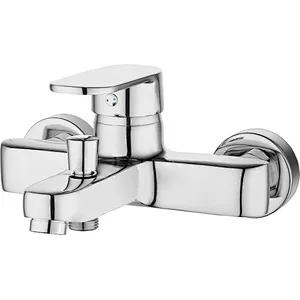 Zinc bath mixer‚ normal cartridge‚ without shower and hose‚ S/S outside nut and S/S inside nut‚40g S/S elbow and S/S flange