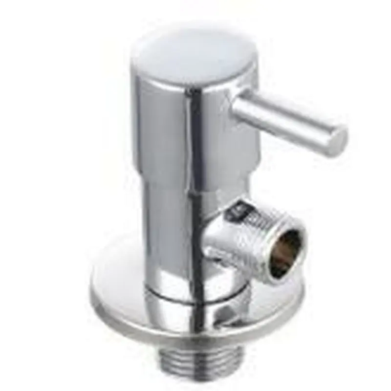 Brass  angle valve‚ Brass half turn‚ zinc handle‚ 201 s/s flange