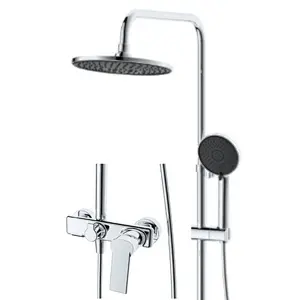TIEMA, gran oferta, grifo de agua montado en la pared, grifo de ducha y bañera de latón para baño