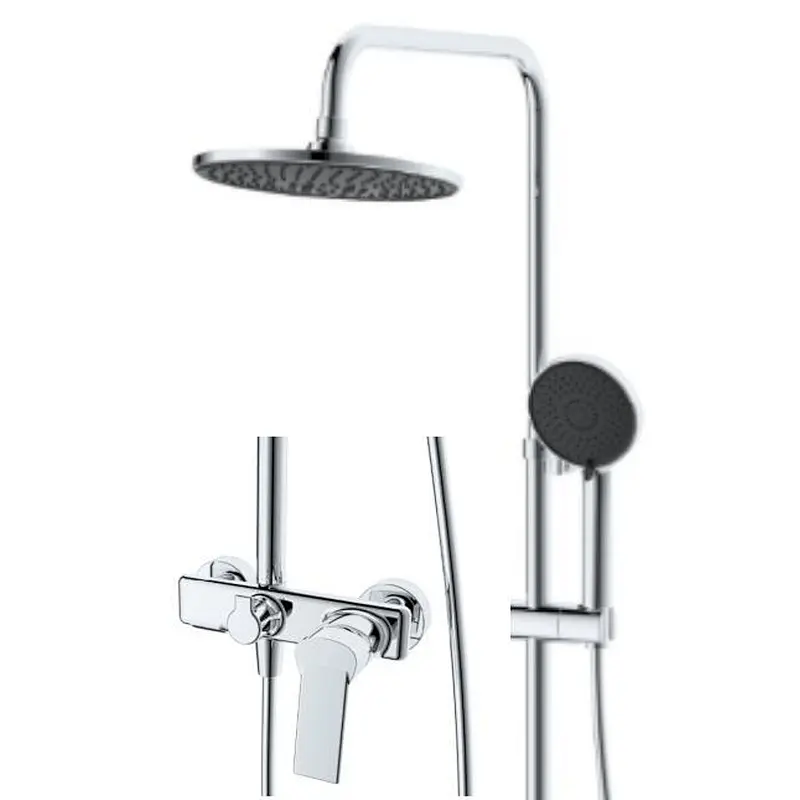 TIEMA Hàng Mới Về Phòng Tắm Bằng Đồng Treo Tường Bộ Vòi Và Vòi Tắm Máy Trộn