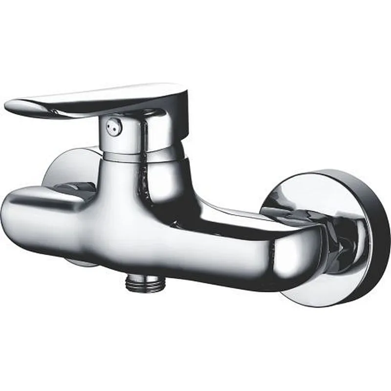 Brass shower mixer‚wanhai cartridge‚ zinc handle‚w/o shower and hose‚ 65g Brass Excentric+ S/S cover
