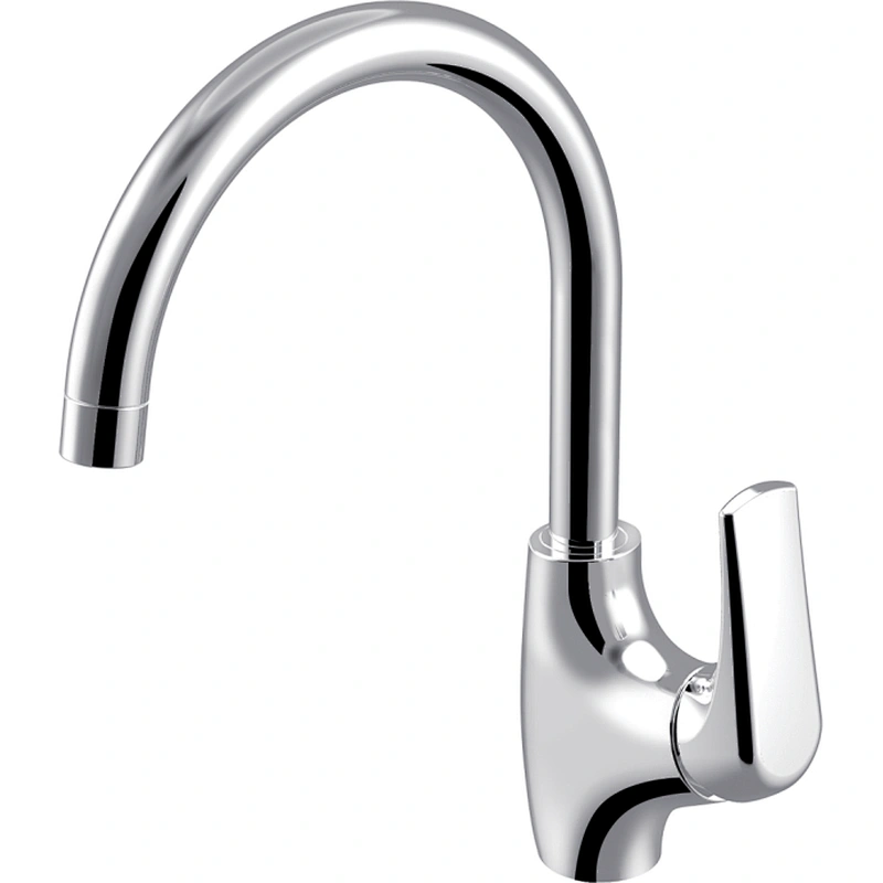 Brass Kitchen mixer‚wanhai cartridge‚zinc handle‚
brass spout‚3/8*35CM S/S hose