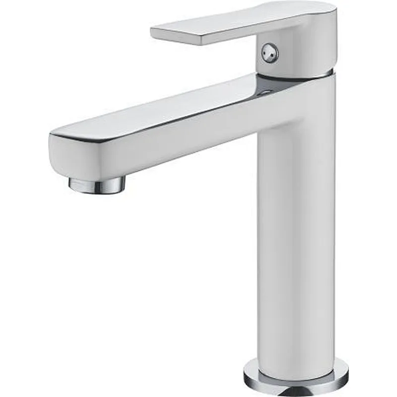 Miscelatore per rubinetto in vernice bianca per bagno alla moda