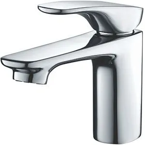 Grifo para lavabo de latón antiguo montado en escritorio