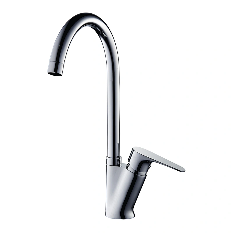 Brass Kitchen mixer‚wanhai cartridge‚zinc handle‚
brass spout‚3/8*35CM S/S hose