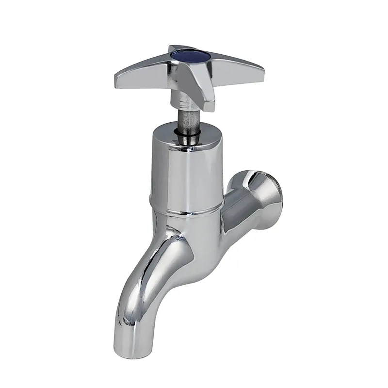 Zinc short chrome tap‚ brass  head valve‚ zinc handle