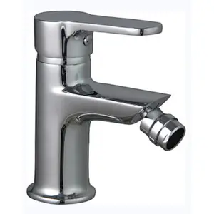 Brass Bidet mixer‚wanhai cartridge‚zinc handle‚w/o pop up‚3/8*35CM S/S hose