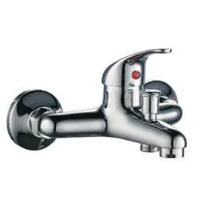 Brass bath mixer‚normal cartridge‚ zinc handle‚w/o shower and hose‚ S/S inside nut+outside nut‚201# S/S Excentric 50g+cover
