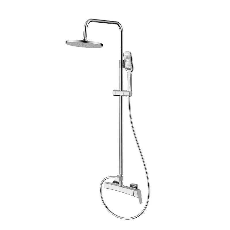 Ensembles de douche en cuivre poli pour salle de bain