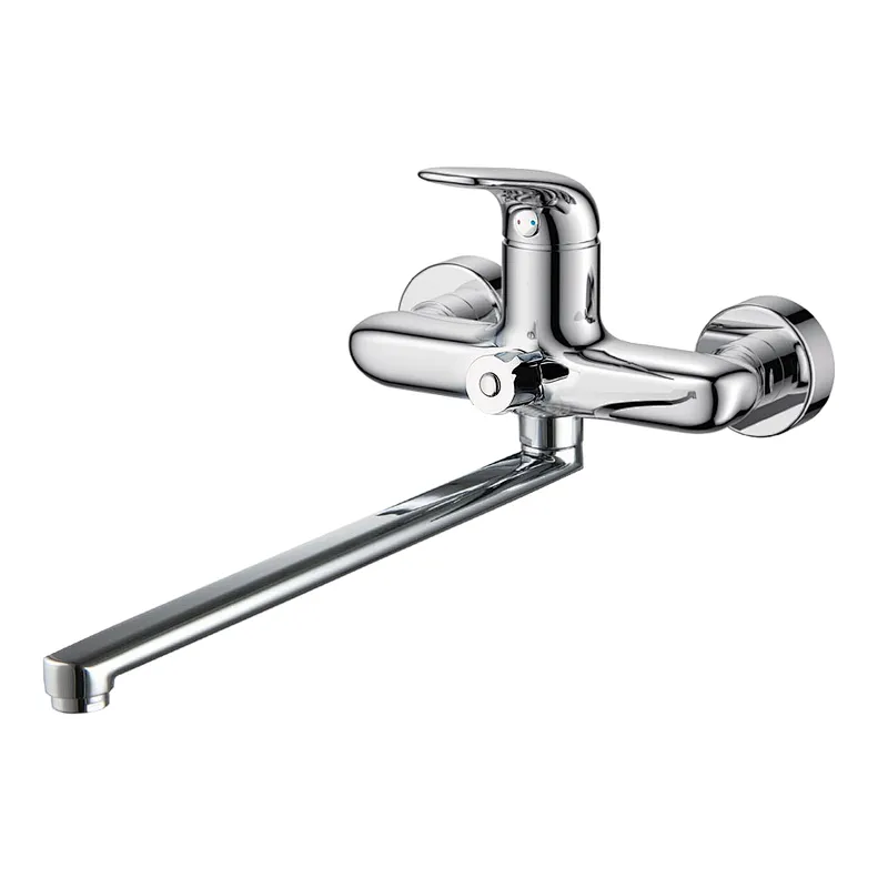 Brass kitchen and shower mixer‚normal cartridge‚ zinc handle‚Q4 S/S spout‚ 65g Brass Excentric+ S/S cover