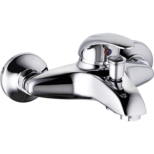Brass bath mixer‚normal cartridge‚ zinc handle‚w/o shower and hose‚ brass inside nut+outside nut‚304# S/S Excentric 48g+cover