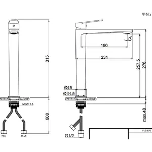 Brass Basin mixer‚                 wanhai cartridge‚                 zinc handle‚                            w/o pop up‚                        3/8*35CM S/S hose