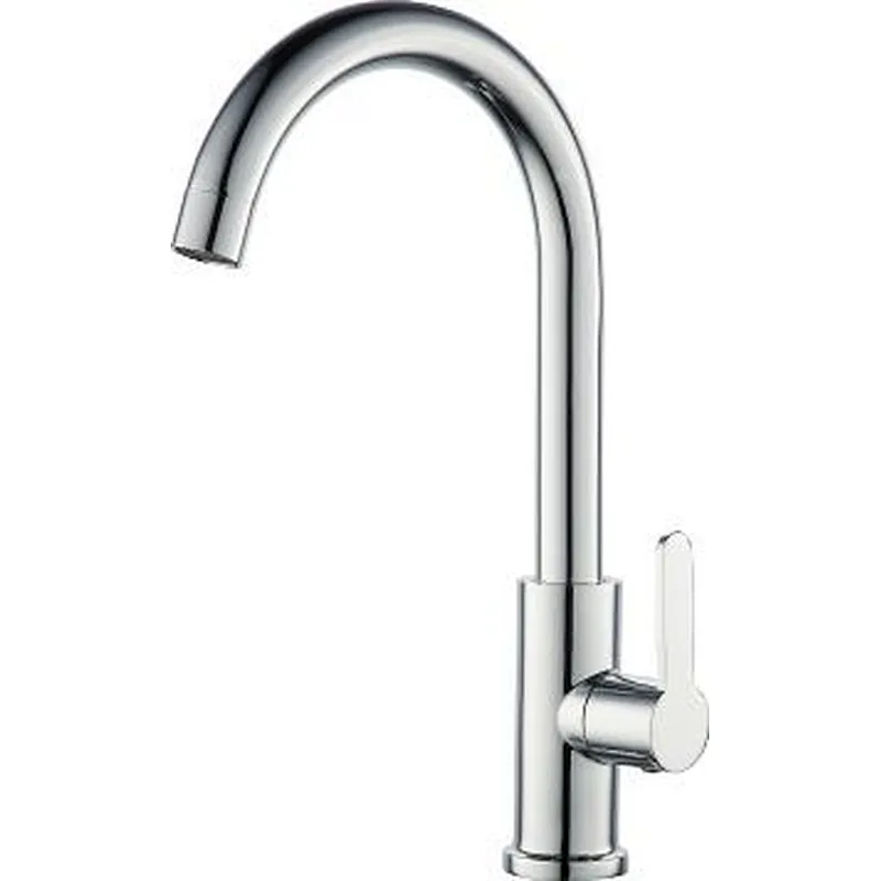 Zinc cold ktichen tap‚ brass half ture head valve‚ zinc handle‚ S/S spout‚ plastic nut