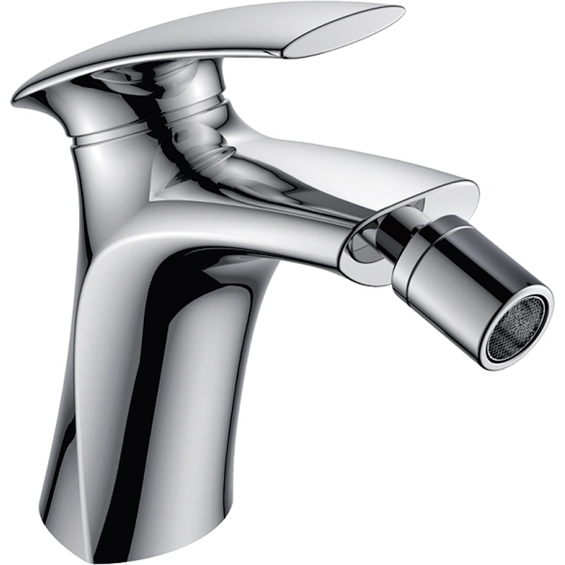 Robinet d'eau chaude et froide pour lavabo avec valve en céramique et chromé