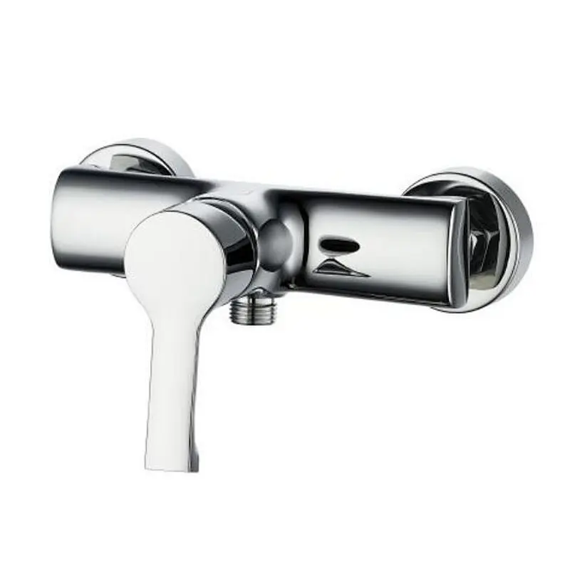 Brass shower mixer‚wanhai cartridge‚ zinc handle‚w/o shower and hose‚ 65g Brass Excentric+ S/S cover
