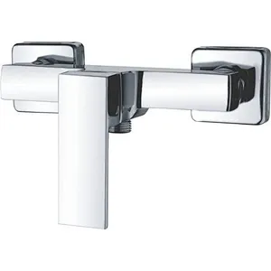 Brass shower mixer‚wanhai cartridge‚ zinc handle‚w/o shower and hose‚ 65g Brass Excentric+ S/S cover