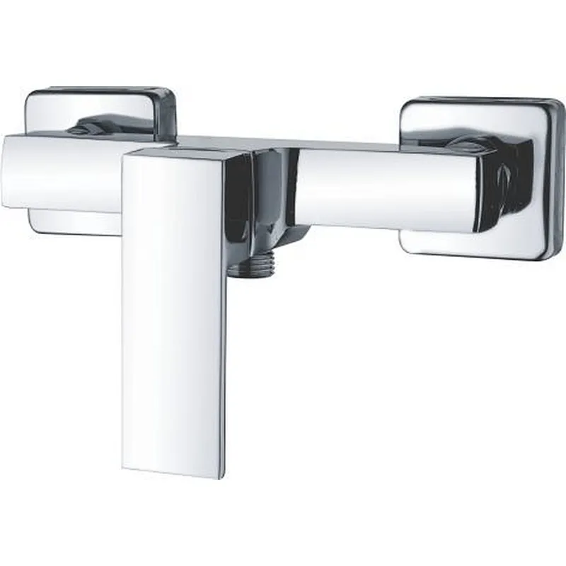 Brass shower mixer‚wanhai cartridge‚ zinc handle‚w/o shower and hose‚ 65g Brass Excentric+ S/S cover