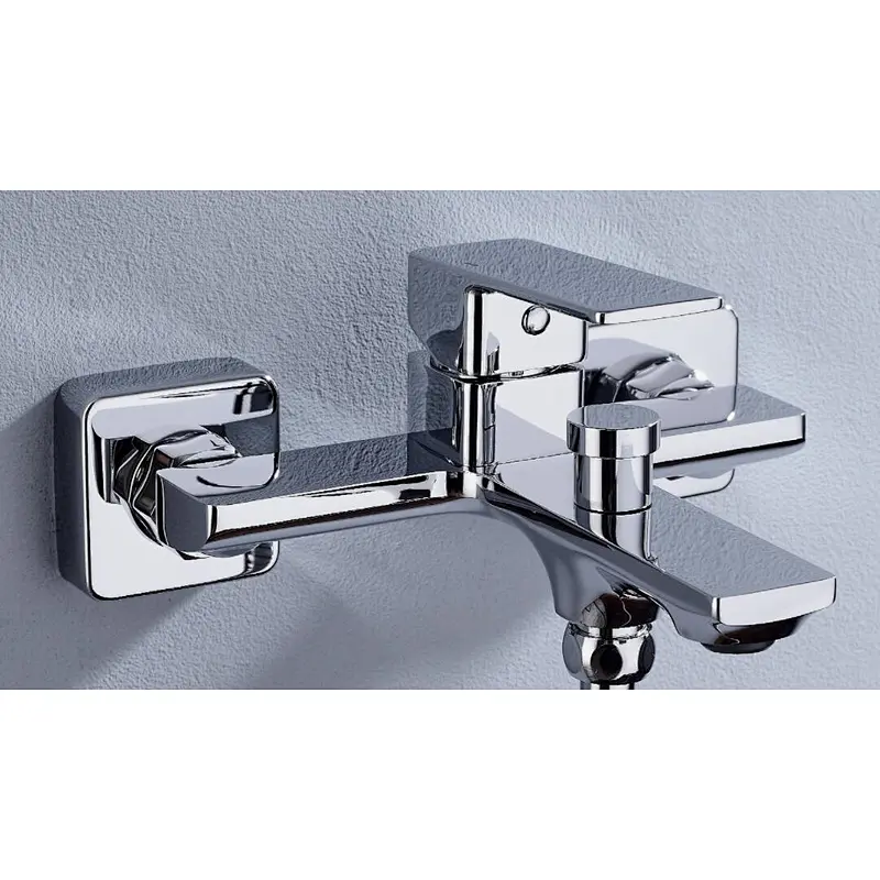 Miscelatore doccia per vasca da bagno a cascata TIEMA moderno con una maniglia