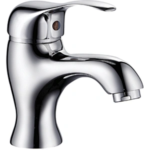 Brass Basin mixer‚                 normal cartridge‚                 zinc handle‚                            w/o pop up‚                        3/8*35CM S/S hose