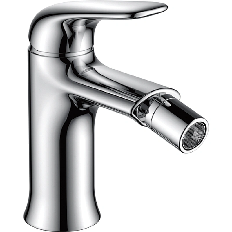 Brass Bidet mixer‚wanhai cartridge‚zinc handle‚w/o pop up‚3/8*35CM S/S hose