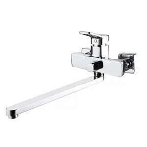 Brass kitchen and shower mixer‚normal cartridge‚ zinc handle‚Q4 brass spout‚ 65g Brass Excentric+ S/S cover