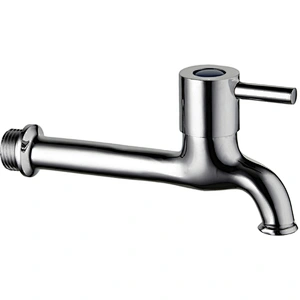 Brass long chrome tap‚ brass half turn head valve‚ zinc handle