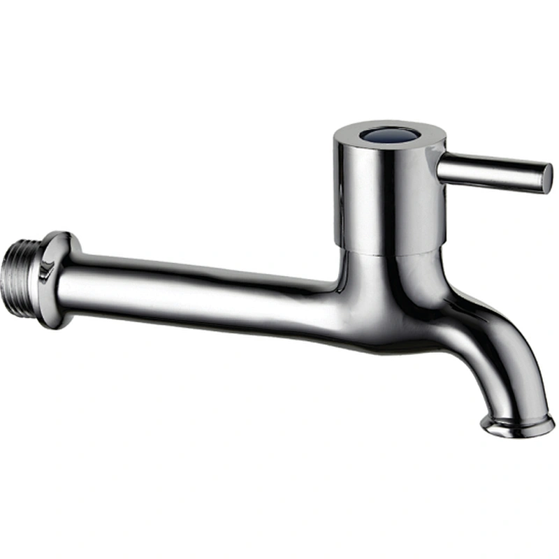 Brass long chrome tap‚ brass half turn head valve‚ zinc handle