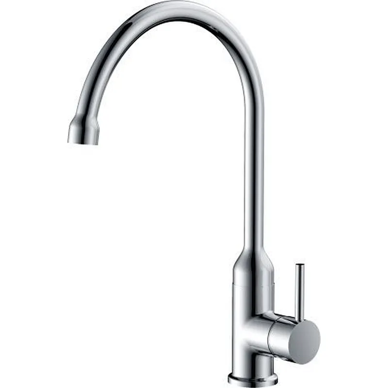 Brass Kitchen mixer‚ wanhai cartridge‚zinc handle‚brass spout‚3/8*35CM S/S hose