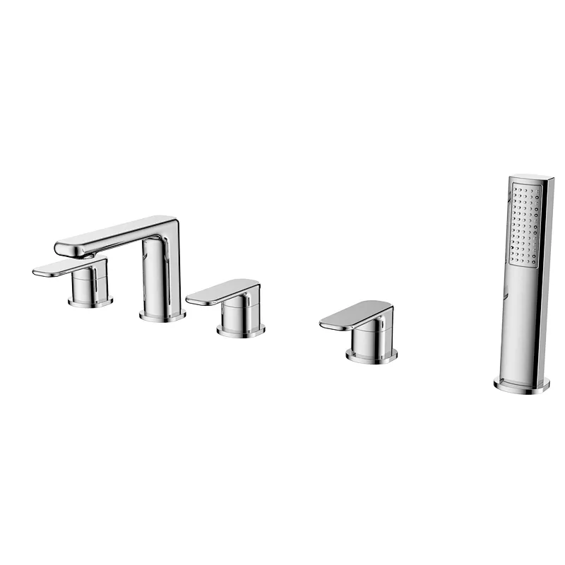 Build-in Brass bath mixer‚ half turn cartridge‚ zinc handle‚1.5M s/s hose + brass shower head