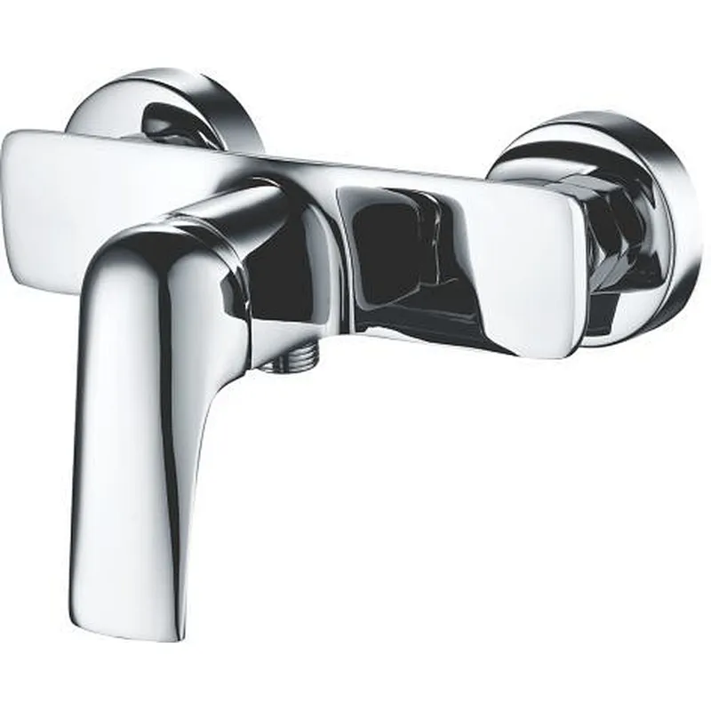 Brass shower mixer‚wanhai cartridge‚ zinc handle‚w/o shower and hose‚ 65g Brass Excentric+ S/S cover