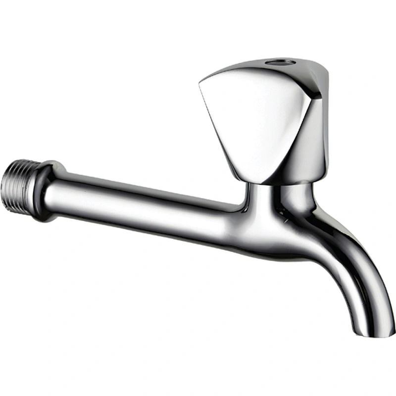 Zinc short chrome tap‚ brass  head valve‚ zinc handle