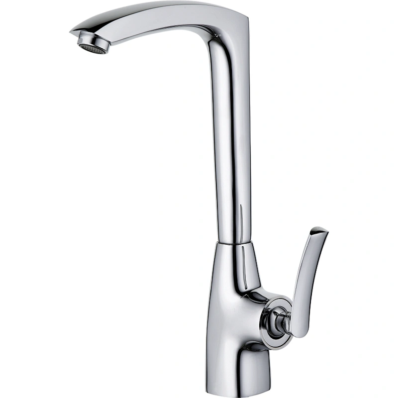 Brass Kitchen mixer‚wanhai cartridge‚zinc handle‚
brass casting spout‚3/8*35CM S/S hose
