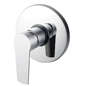 Brass single function Concealed mixer‚S/S cover 135MM‚ wanhai cartridge‚zinc handle‚ W/O shower